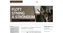 Desktop Screenshot of galdrasyning.is